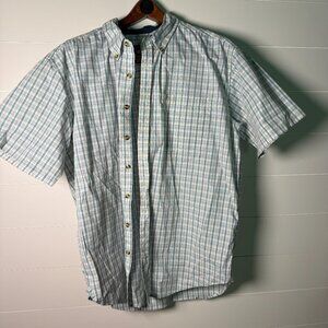 Drake Clothing Company Size: Large Button Down Short Sleeve Plaid